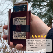 Load image into Gallery viewer, Burgundy | Smart Leather Wallet | One Million Collection