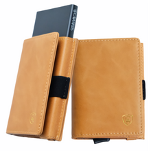 Load image into Gallery viewer, Tan Cognac | Smart Leather Wallet | One Million Collection