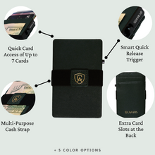 Load image into Gallery viewer, Military Green | Smart Leather Wallet | Elite Collection