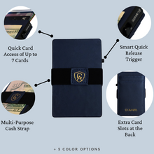 Load image into Gallery viewer, Midnight Blue | Smart Leather Wallet | Elite Collection