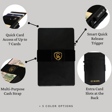 Load image into Gallery viewer, Black Caviar | Smart Leather Wallet | Elite Collection