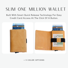 Load image into Gallery viewer, Tan Cognac | Smart Leather Wallet | One Million Collection