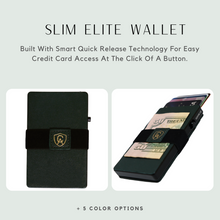 Load image into Gallery viewer, Military Green | Smart Leather Wallet | Elite Collection
