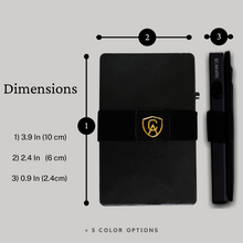 Load image into Gallery viewer, Black Caviar | Smart Leather Wallet | Elite Collection