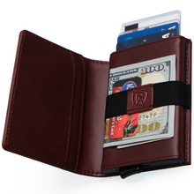 Load image into Gallery viewer, Burgundy | Smart Leather Wallet | One Million Collection