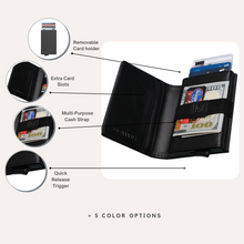 Load image into Gallery viewer, Black Caviar | Smart Leather Wallet | One Million Collection