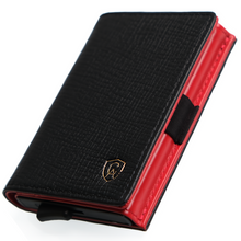 Load image into Gallery viewer, Black Red | Smart Leather Wallet | One Million Collection