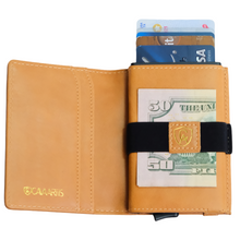 Load image into Gallery viewer, Tan Cognac | Smart Leather Wallet | One Million Collection