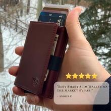 Load image into Gallery viewer, Burgundy | Smart Leather Wallet | One Million Collection