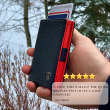 Load image into Gallery viewer, Black Red | Smart Leather Wallet | One Million Collection
