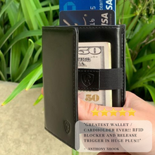 Load image into Gallery viewer, Black Caviar | Smart Leather Wallet | One Million Collection