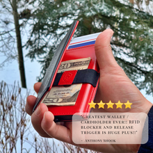 Load image into Gallery viewer, Black Red | Smart Leather Wallet | One Million Collection