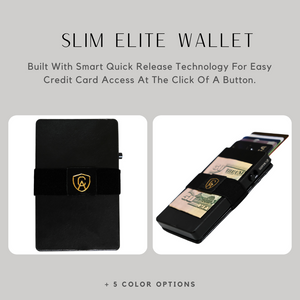 Black Caviar | Smart Leather Wallet | Elite Collection
