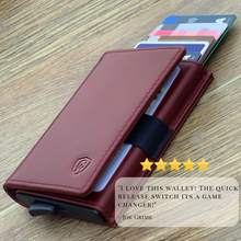 Load image into Gallery viewer, Burgundy | Smart Leather Wallet | One Million Collection
